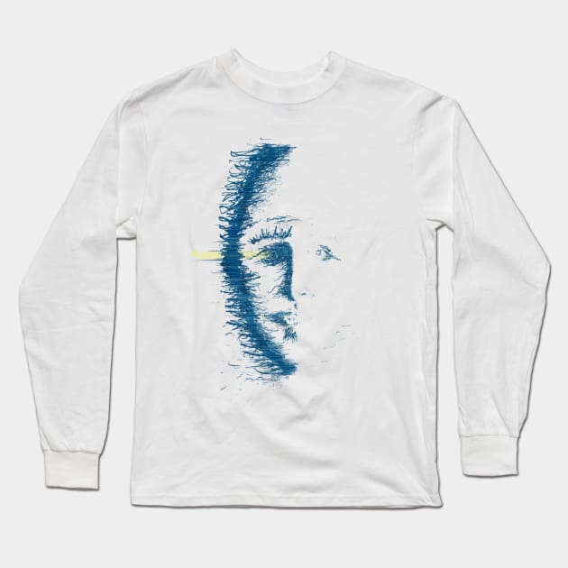 face erode Long Sleeve T-Shirt by blumwurks